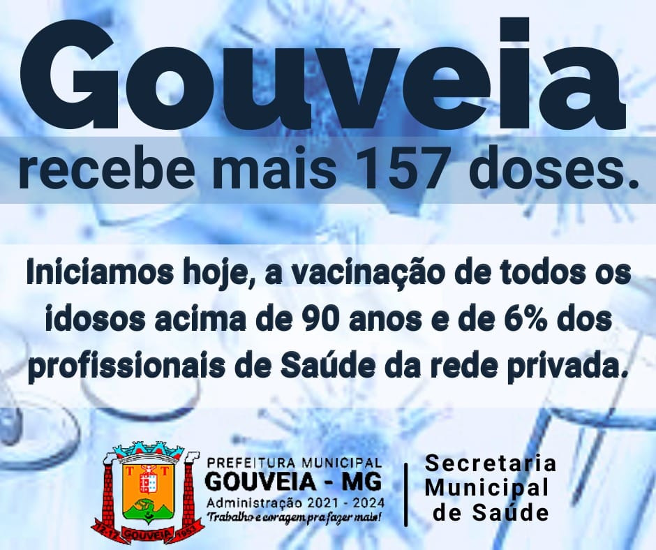 Gouveia recebe mais 147 doses 